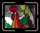 1007-LocaCherryParty128 * Rooster Head * 3072 x 2304 * (2.87MB)