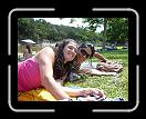 0608-CholaBDay01 * Cholita and Maya Mayhem.  Catching some rays at Barton Springs * 3072 x 2304 * (3.47MB)