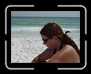 0808-HuracanPuta143 * Sanch and the emerald water at Destin beach. * 3072 x 2304 * (3.3MB)